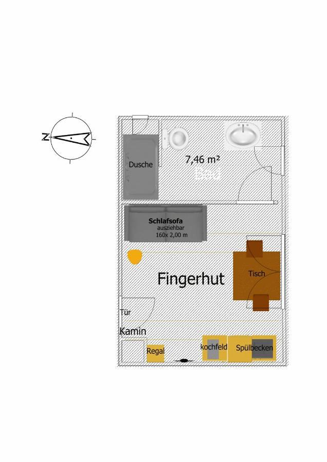Ferienhof Ziegler - Studio Fingerhut Baiersbronn Esterno foto